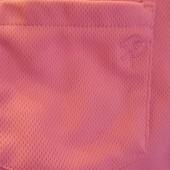 🚩SOLD🚩Stella Parker Collection Women's 8 Super Cute Pink Polyester Shorts - Picture 3 of 4